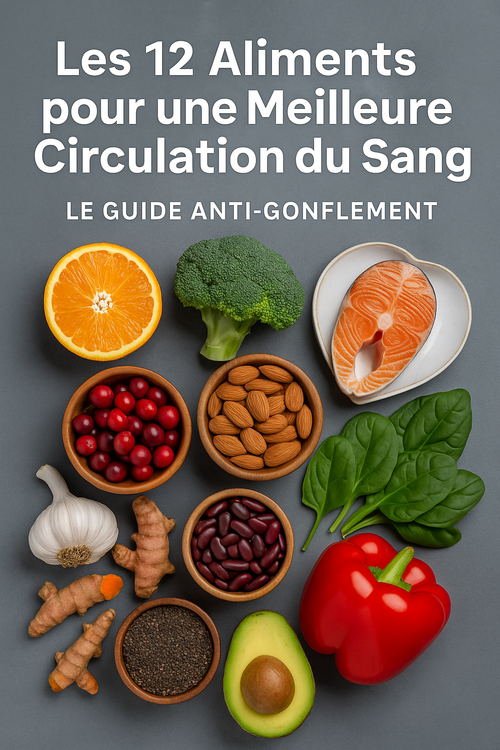 "Les 12 Aliments pour une Meilleure Circulation du Sang" Guide Anti Gonflement