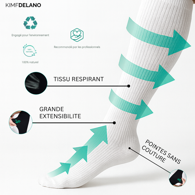 Chaussettes de Compression Ecolife® 🧦